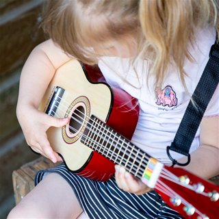 Toy guitar - brown